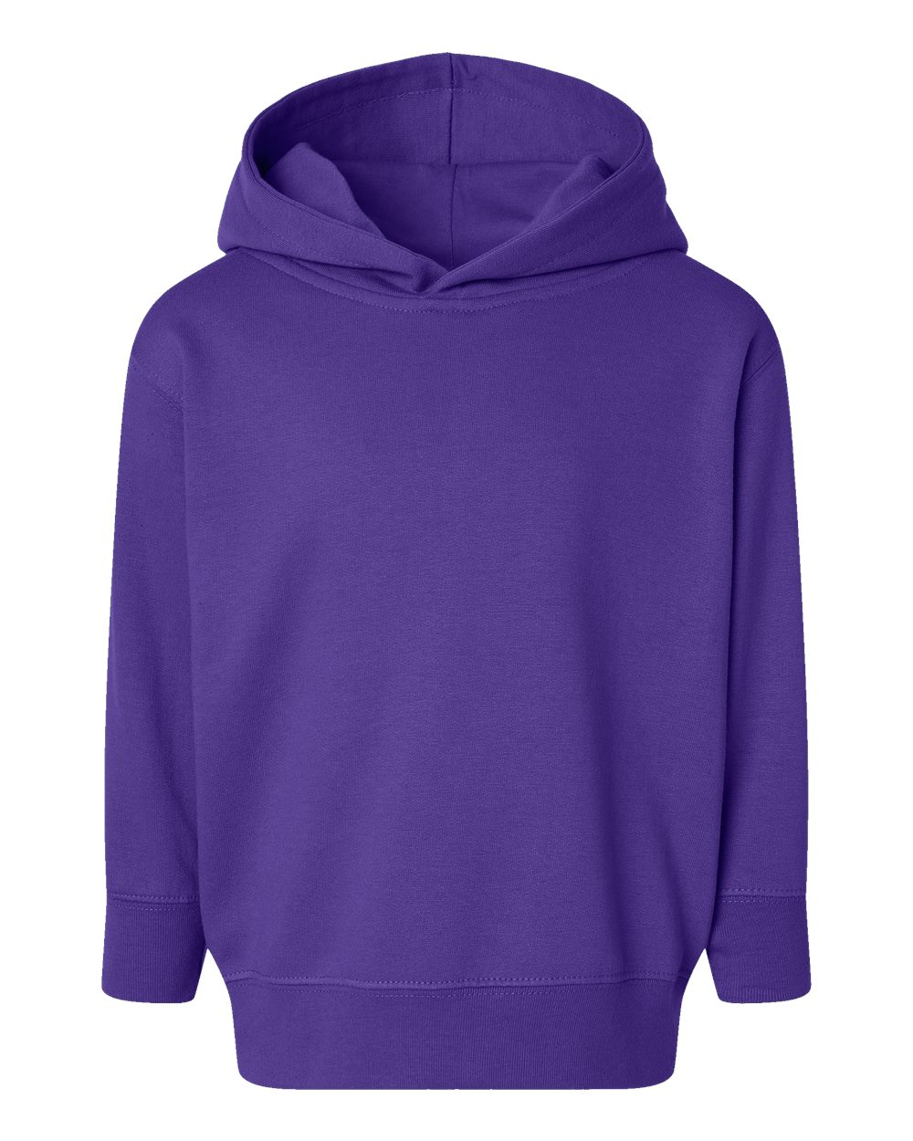 Toddler Pullover Fleece Hoodie - Front - B32238673 - Purple