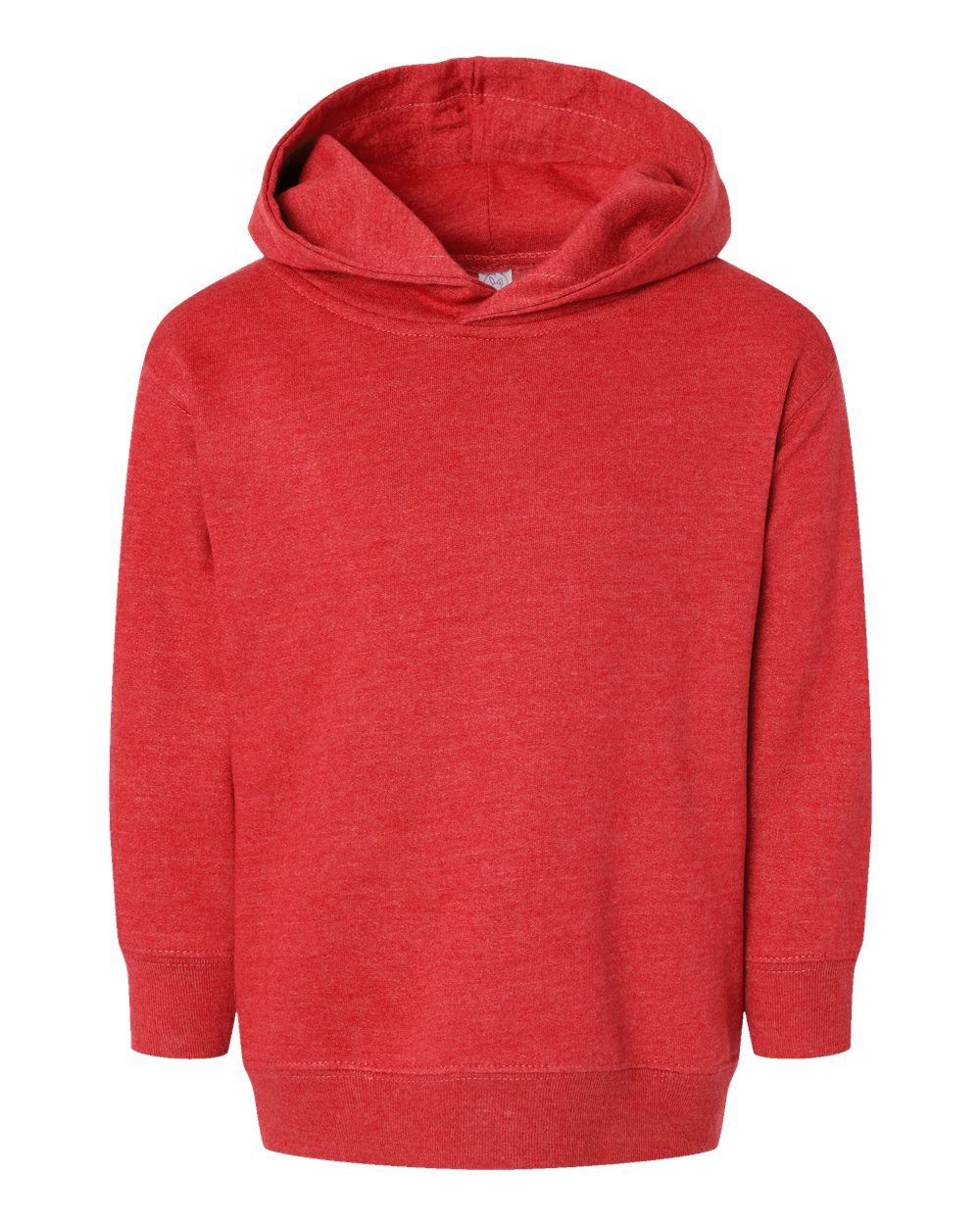 Toddler Pullover Fleece Hoodie - Front - B32238713 - Vintage Red