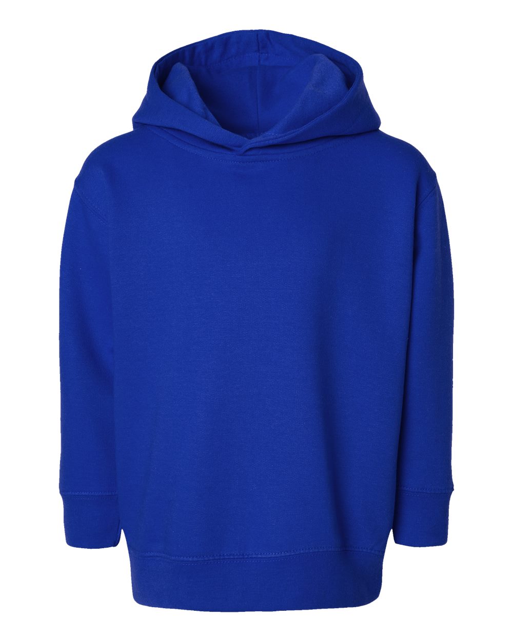 Toddler Pullover Fleece Hoodie - Front - B32238753 - Royal