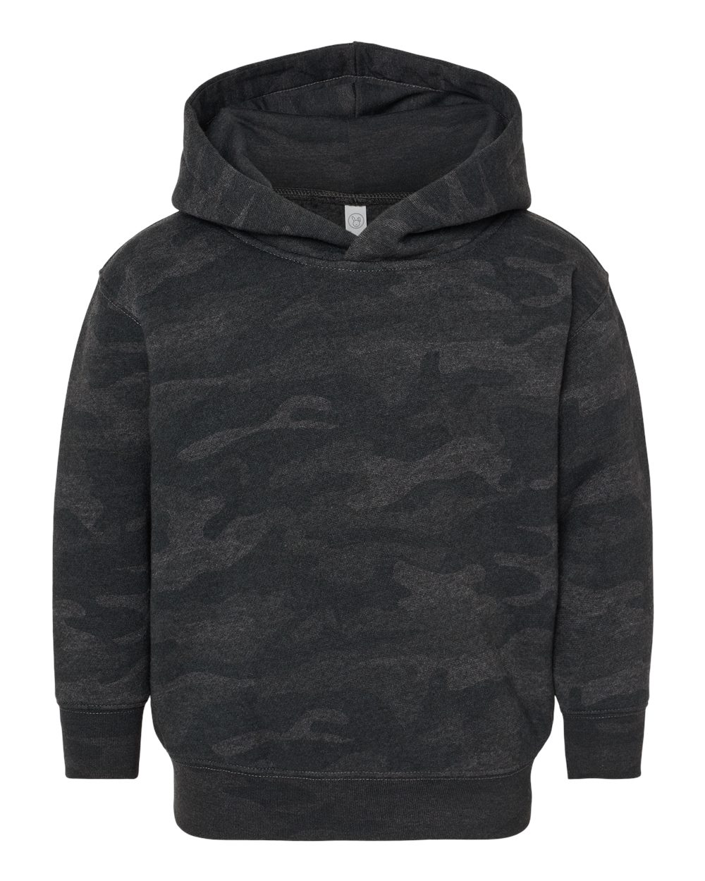 Toddler Pullover Fleece Hoodie - Front - B32238953 - Storm Camo
