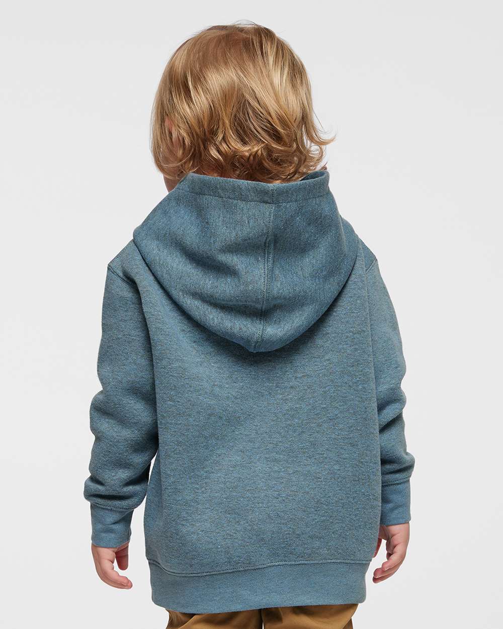Toddler Pullover Fleece Hoodie - OnModelBack - B32238253 - Bermuda Blackout