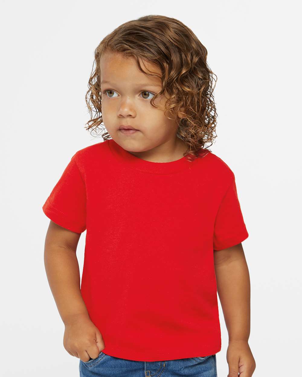 Youth Juvy T-Shirt - OnModelFront - B33838706 - Red