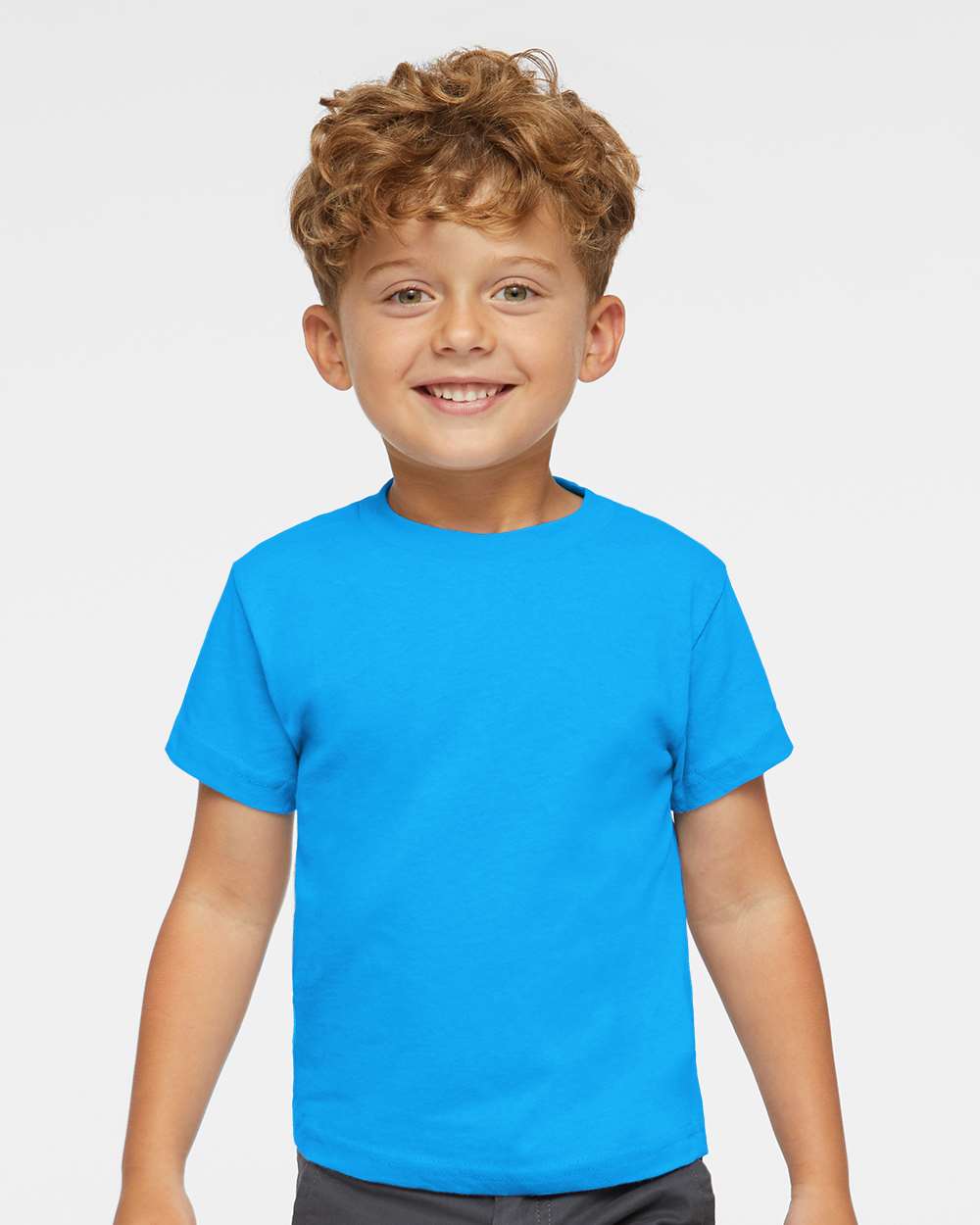 Youth Juvy T-Shirt - OnModelFront - B33838786 - Turquoise