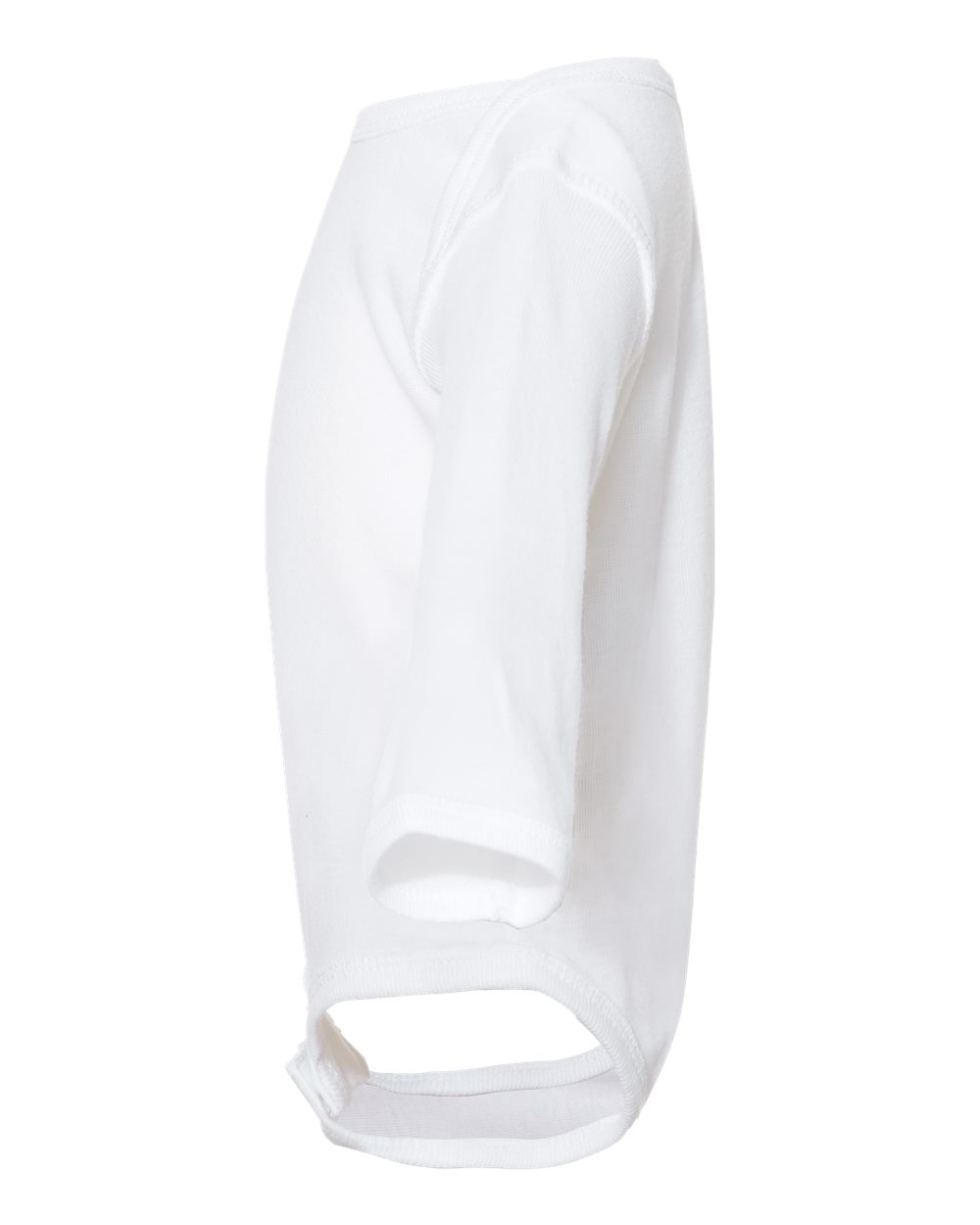 Infant Long Sleeve Baby Rib Bodysuit - DirectSide - B35838002 - White