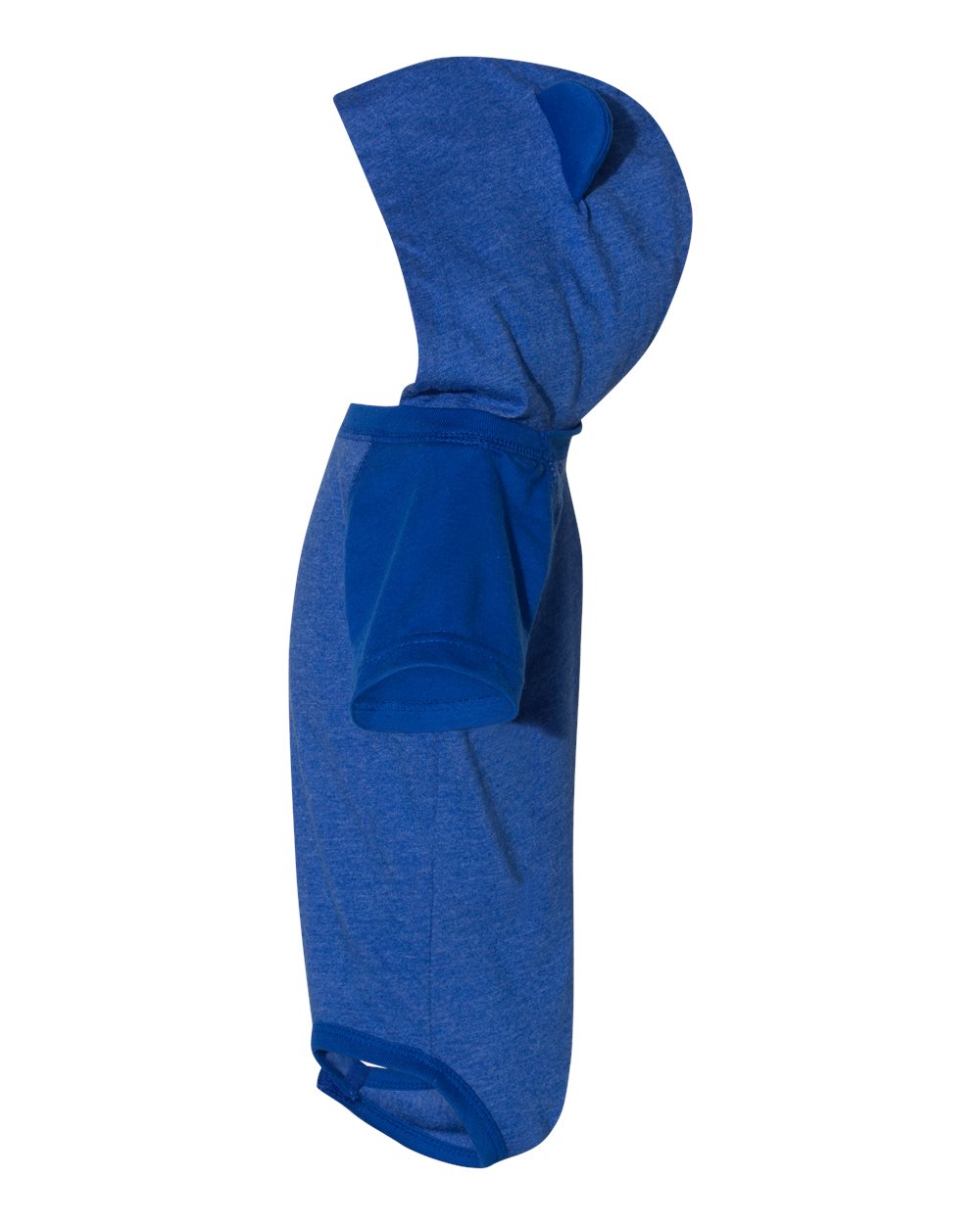 Infant Fine Jersey Raglan Bodysuit with Hood & Ears - DirectSide - B70338751 - Vintage Royal/ Royal