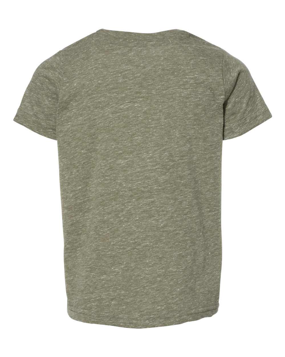 Toddler Harborside Mélange T-Shirt - Back - B01638543 - Military Green Melange
