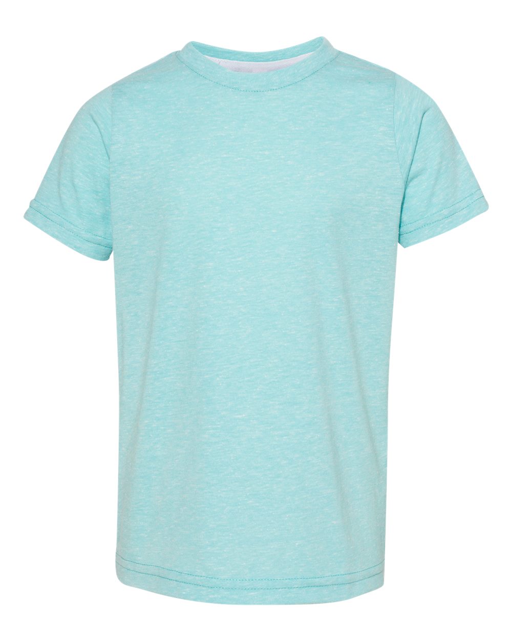 Toddler Harborside Mélange T-Shirt - Front - B01638253 - Caribbean Melange