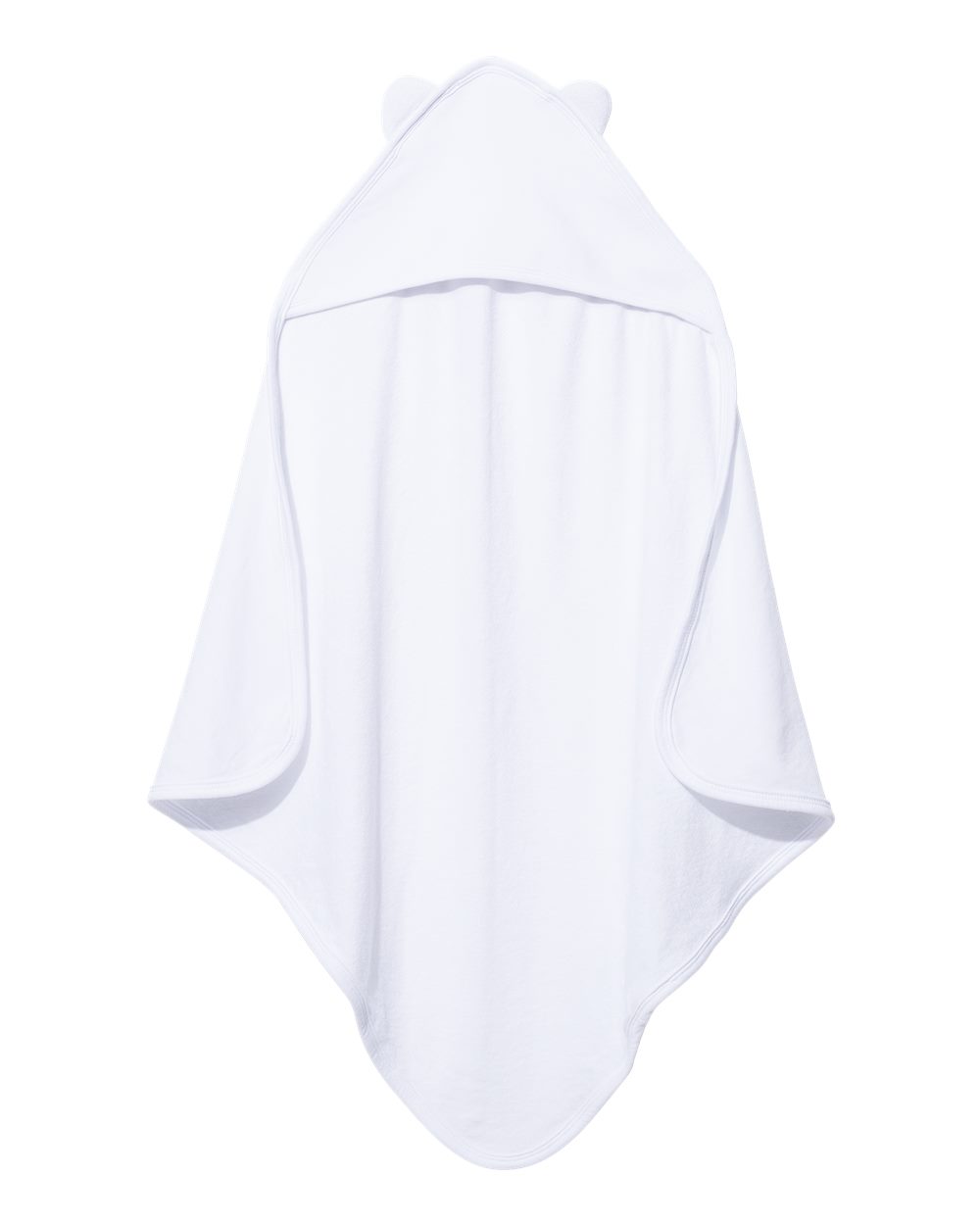 Terry Cloth Hooded Towel with Ears - Front - B03038000 - White