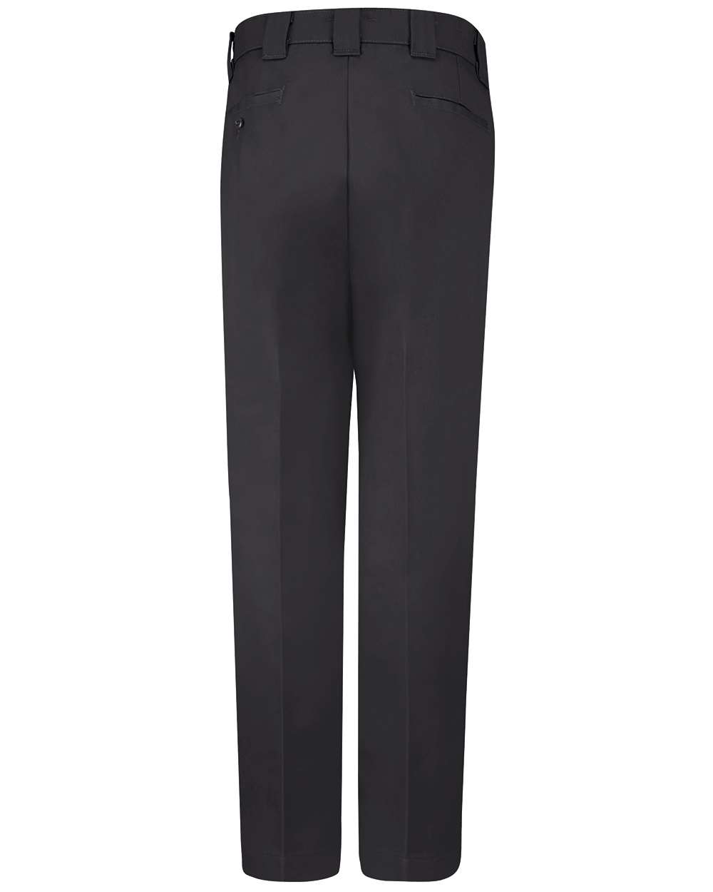 Men's Utility Work Pants - Back - B87030490 - Black - Unhemmed
