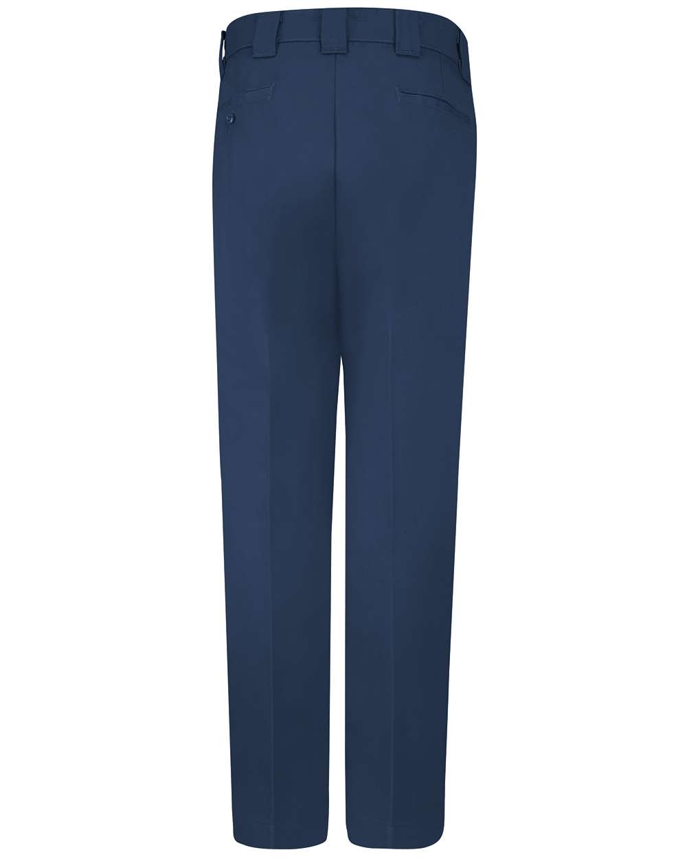 Men's Utility Work Pants - Back - B87030680 - Navy - Unhemmed