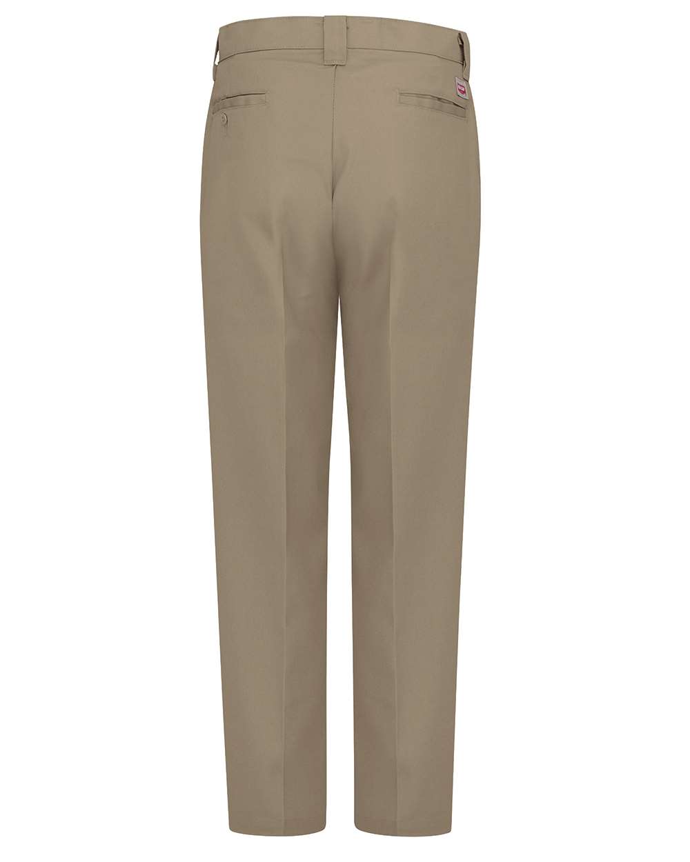 Men's Utility Work Pants - Back - B87030760 - Khaki - Unhemmed