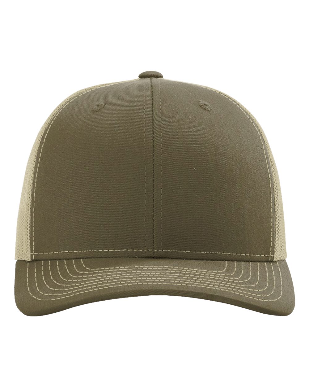 Sustainable Trucker Cap - Front - B53395540 - Loden/ Khaki