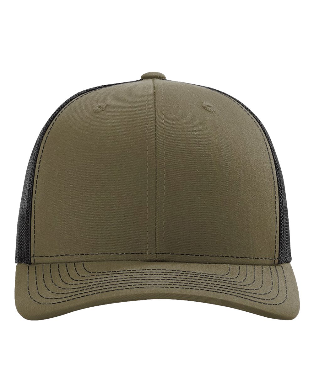Sustainable Trucker Cap - Front - B53395690 - Loden/ Black