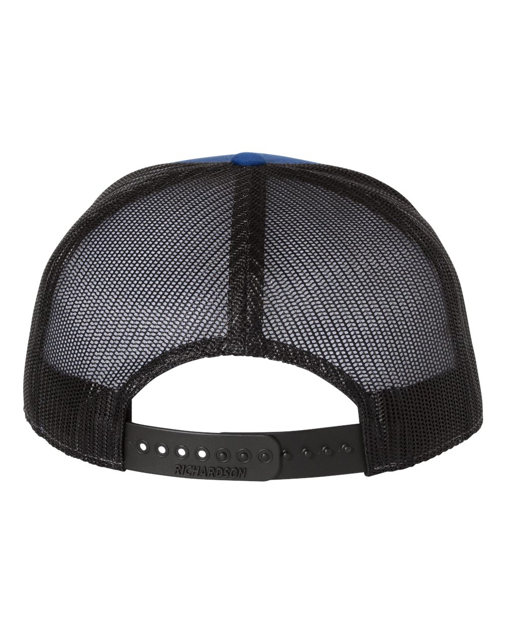 Seven-Panel Trucker Cap - Back - B71995650 - Royal/ Black