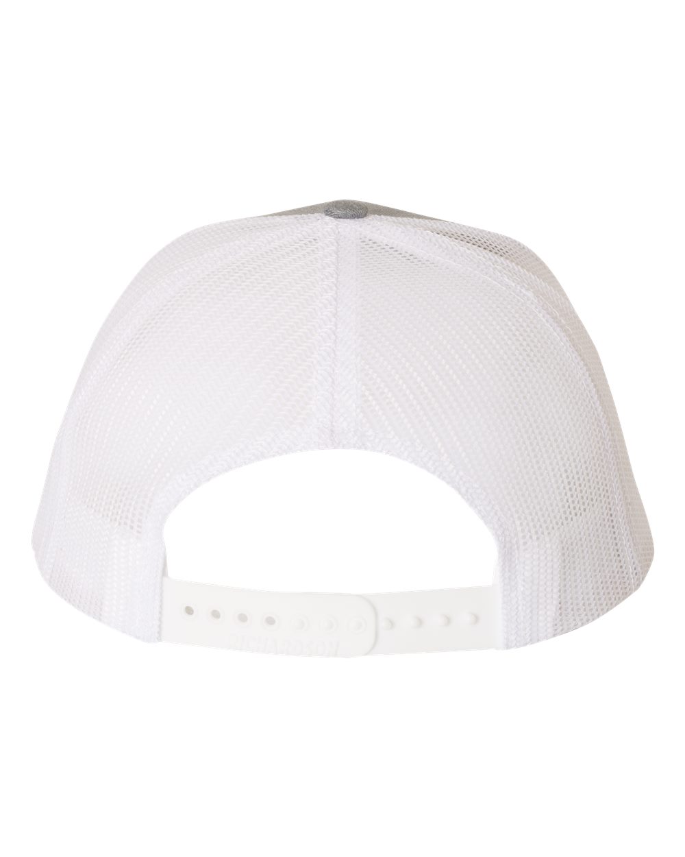 Snapback Trucker Cap - Back - B18095040 - Heather Grey/ White