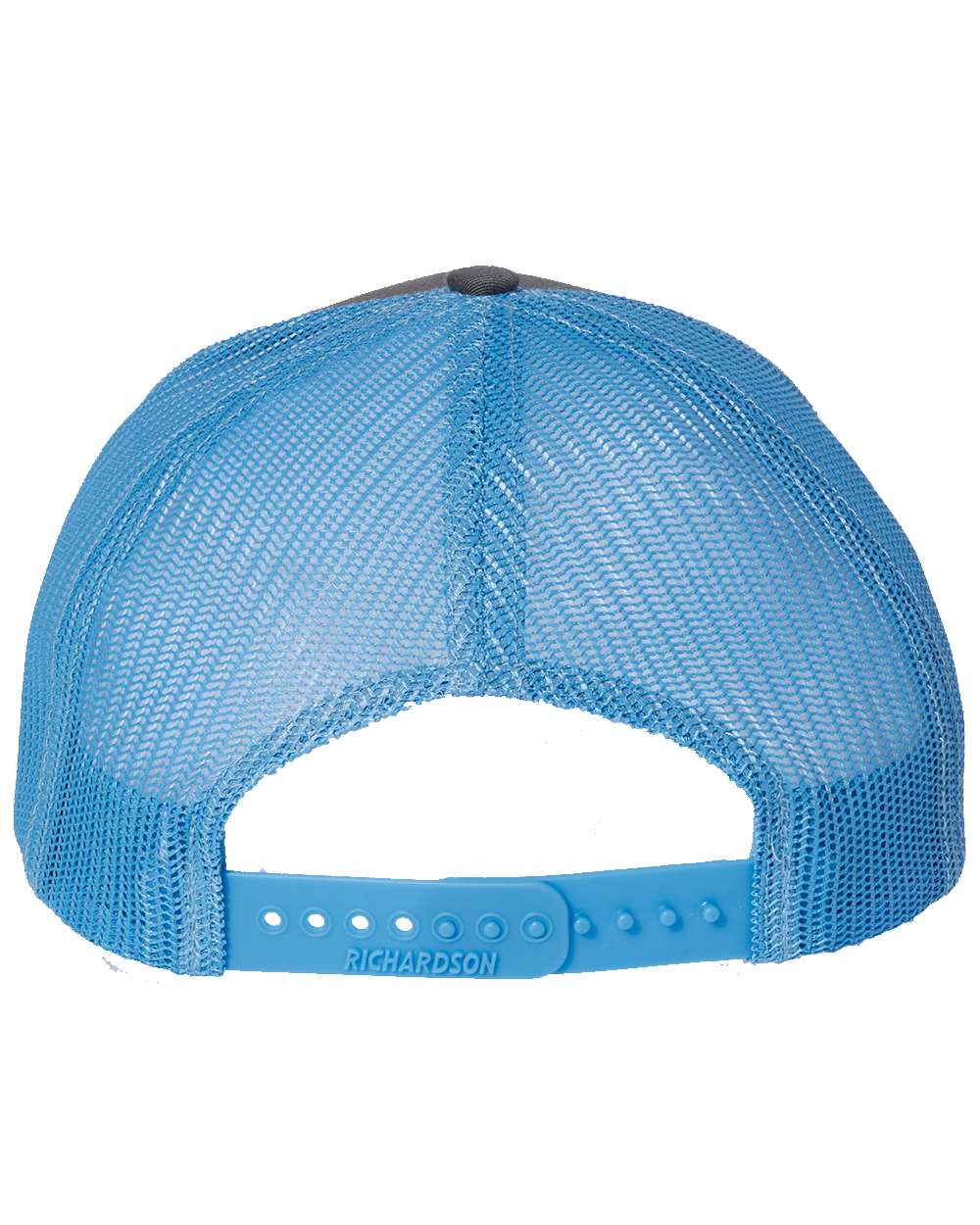 Snapback Trucker Cap - Back - B18095070 - Charcoal/ Columbia Blue