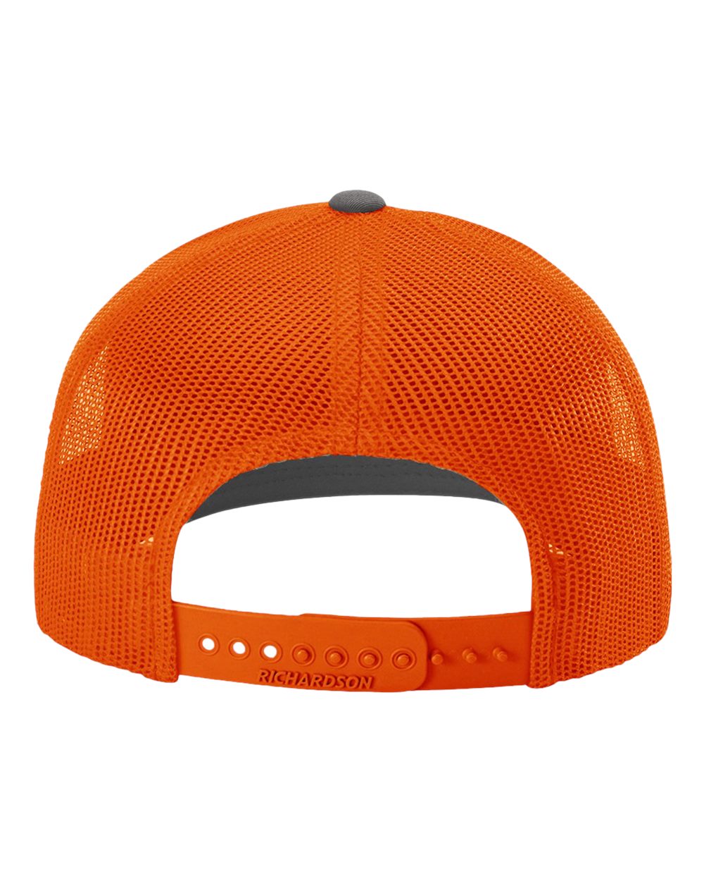 Snapback Trucker Cap - Back - B18095080 - Charcoal/ Orange
