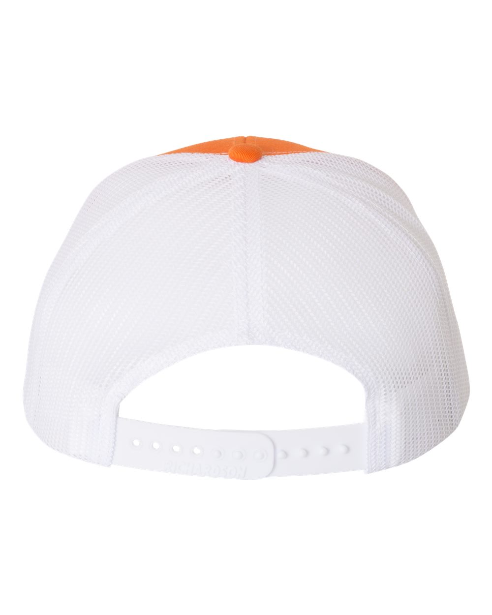 Snapback Trucker Cap - Back - B18095160 - Orange/ White