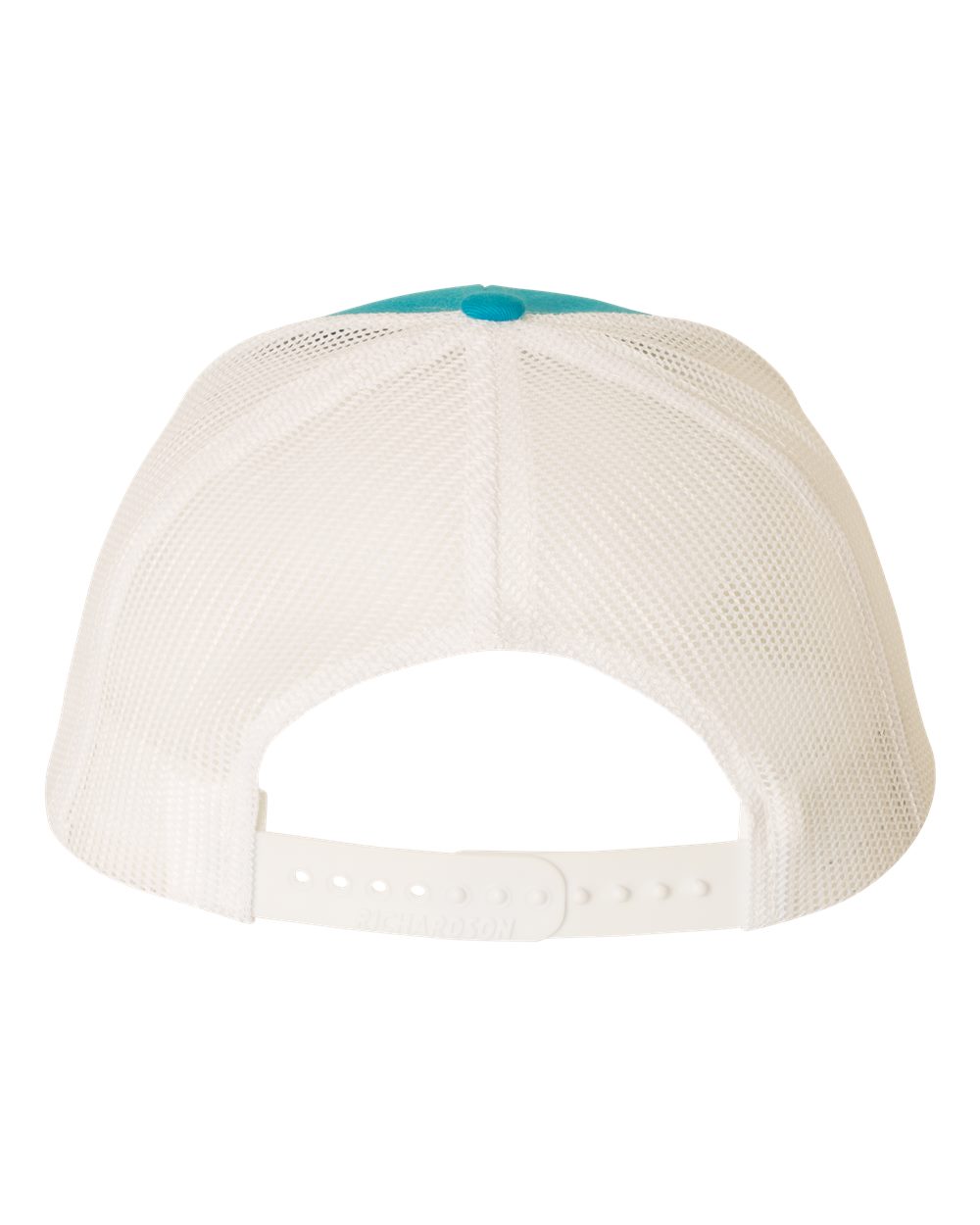 Snapback Trucker Cap - Back - B18095200 - Cyan/ White
