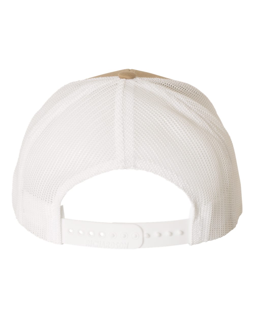 Snapback Trucker Cap - Back - B18095280 - Khaki/ White