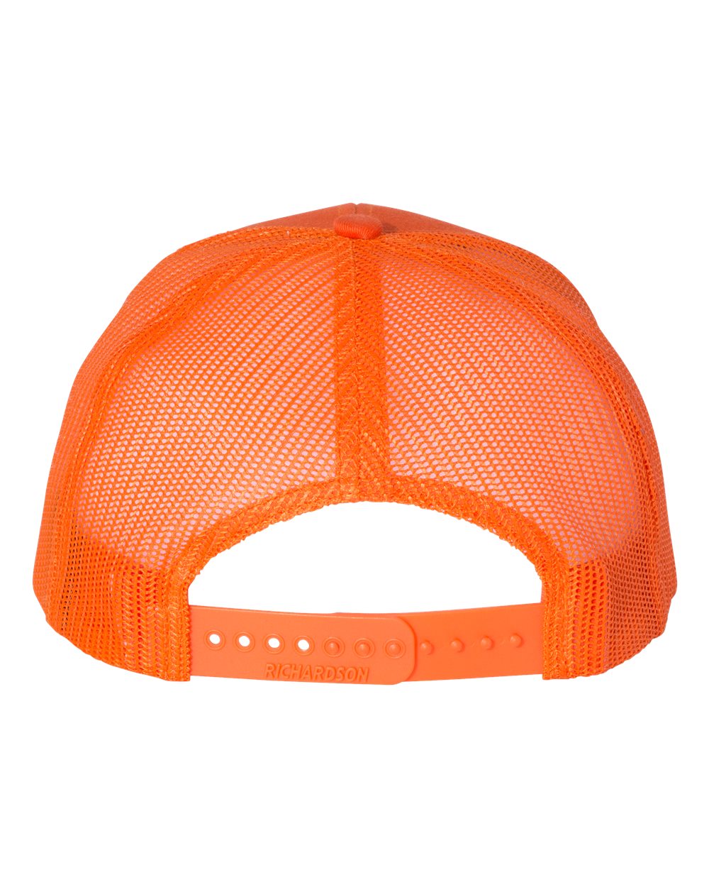 Snapback Trucker Cap - Back - B18095390 - Orange
