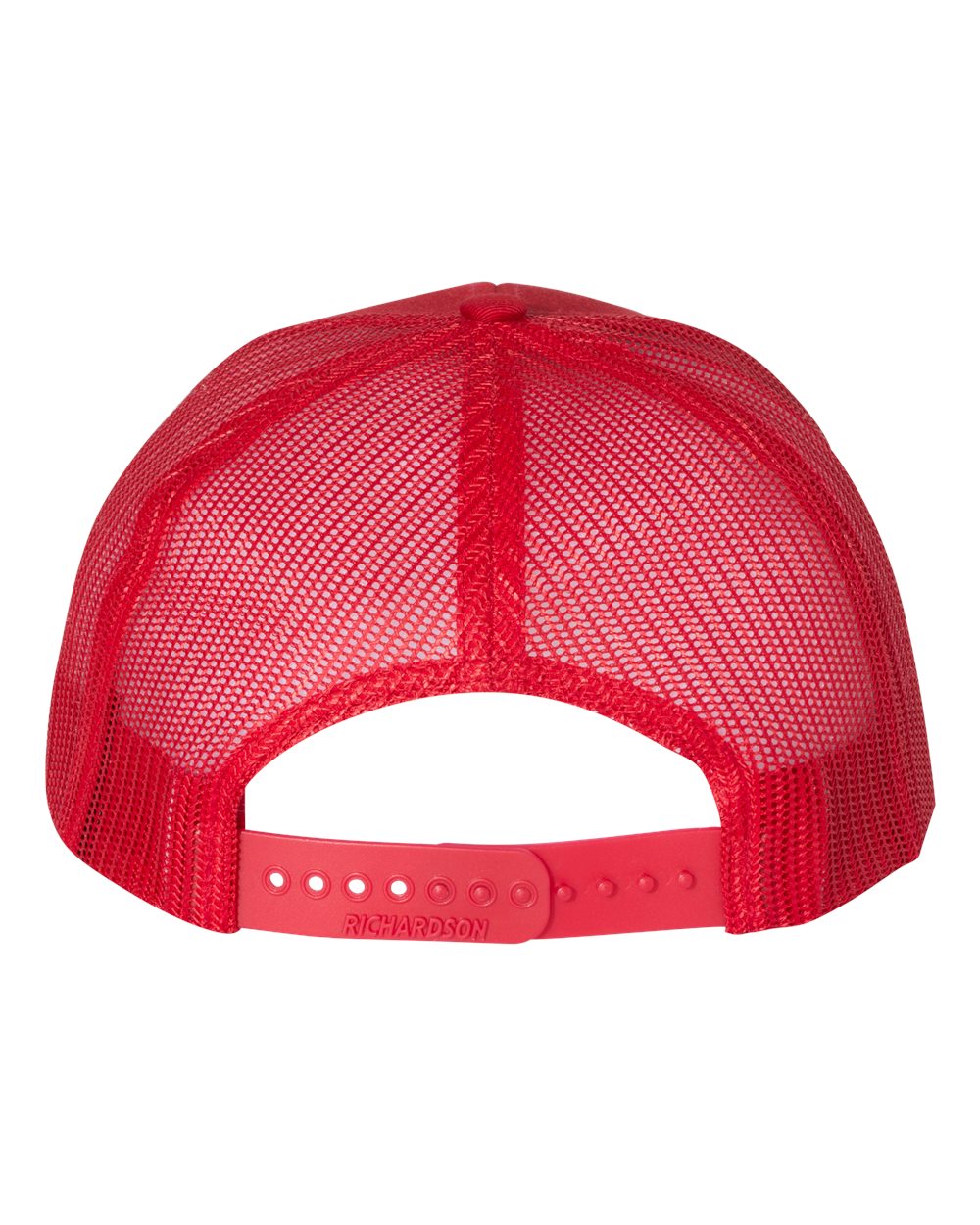 Snapback Trucker Cap - Back - B18095410 - Red