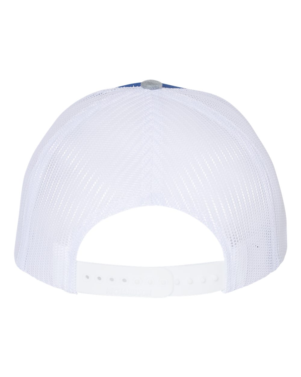 Snapback Trucker Cap - Back - B18095440 - Royal/ White/ Heather Grey