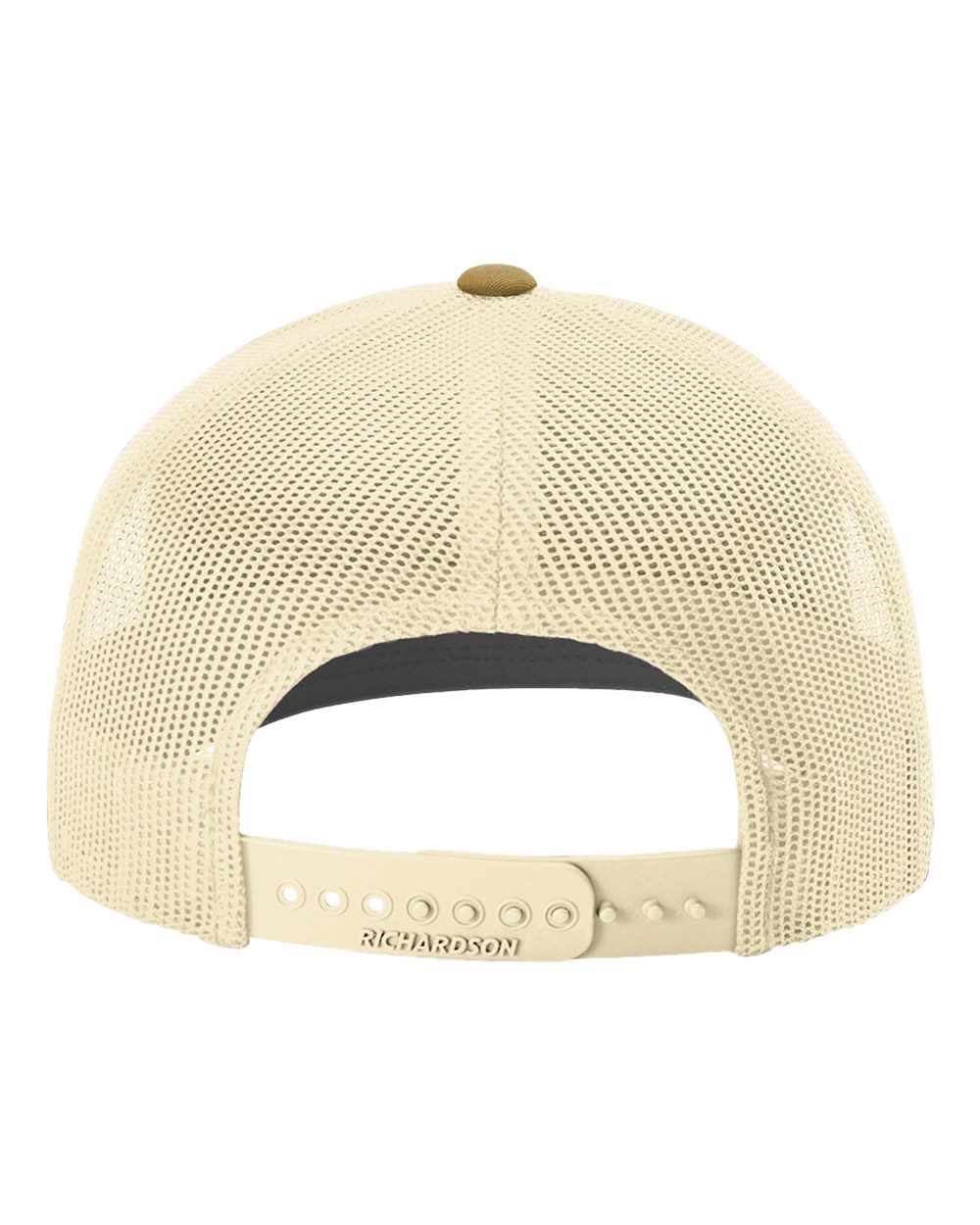 Snapback Trucker Cap - Back - B18095470 - Heather Grey/ Birch/ Amber Gold
