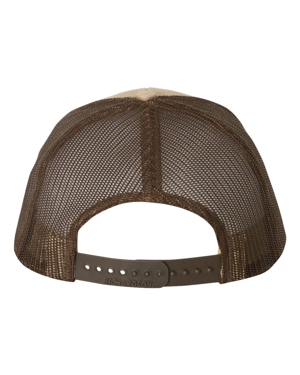 Snapback Trucker Cap - Back - B18095540 - Khaki/ Coffee