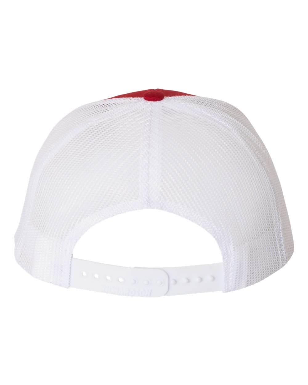 Snapback Trucker Cap - Back - B18095700 - Red/ White