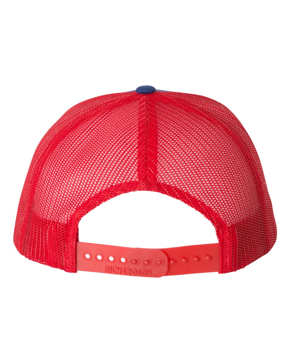Snapback Trucker Cap - Back - B18095760 - Royal/ Red