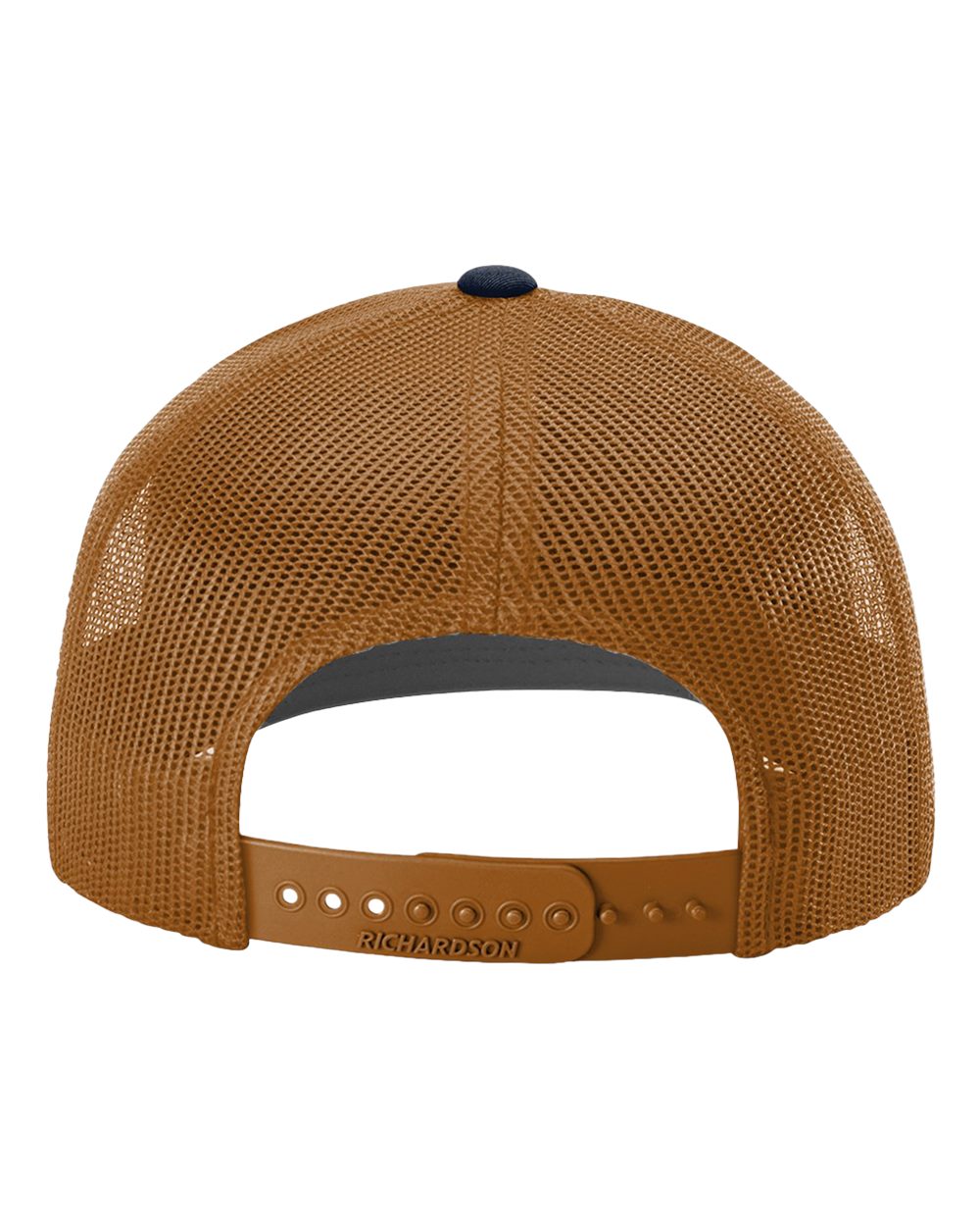 Snapback Trucker Cap - Back - B18095960 - Navy/ Carmel