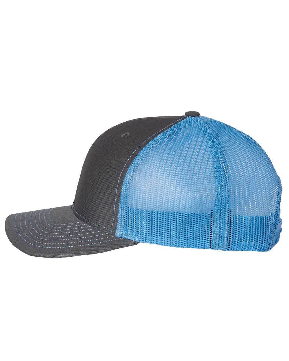 Snapback Trucker Cap - DirectSide - B18095070 - Charcoal/ Columbia Blue
