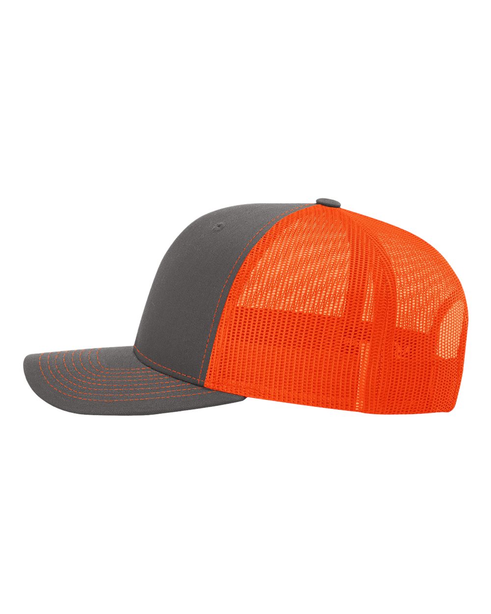Snapback Trucker Cap - DirectSide - B18095110 - Charcoal/ Neon Orange