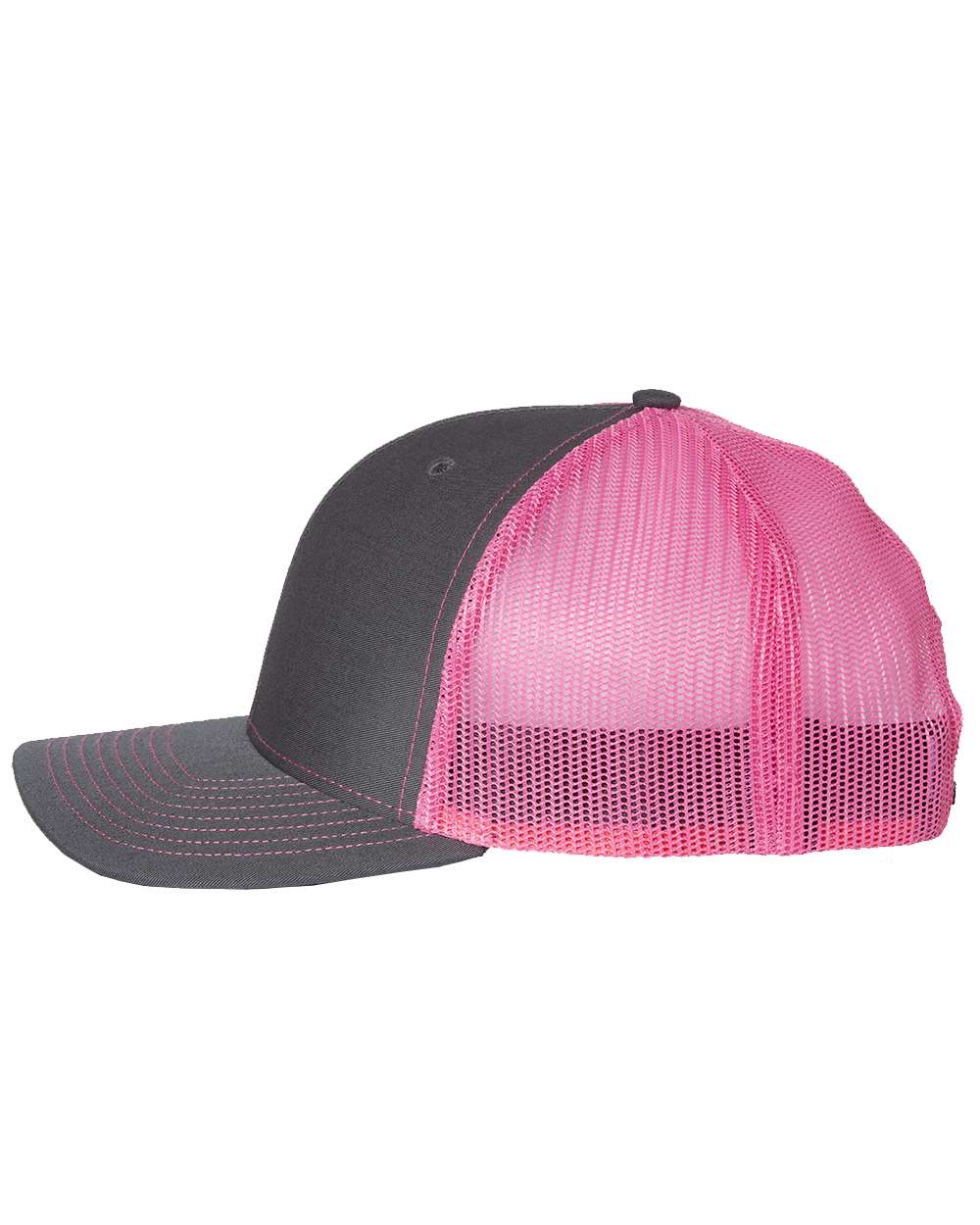 Snapback Trucker Cap - DirectSide - B18095120 - Charcoal/ Neon Pink