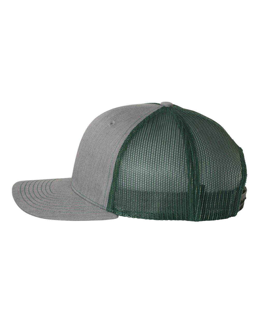 Snapback Trucker Cap - DirectSide - B18095220 - Heather Grey/ Dark Green