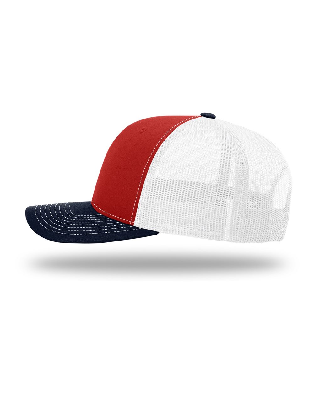 Snapback Trucker Cap - DirectSide - B18095680 - Red/ White/ Navy