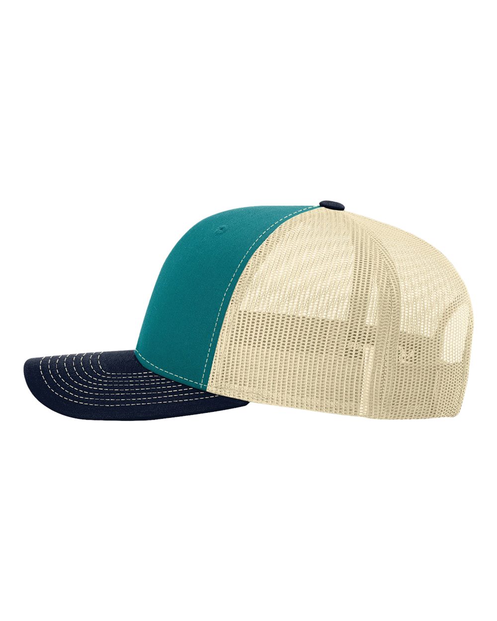 Snapback Trucker Cap - DirectSide - B18095990 - Blue Teal/ Birch/ Navy