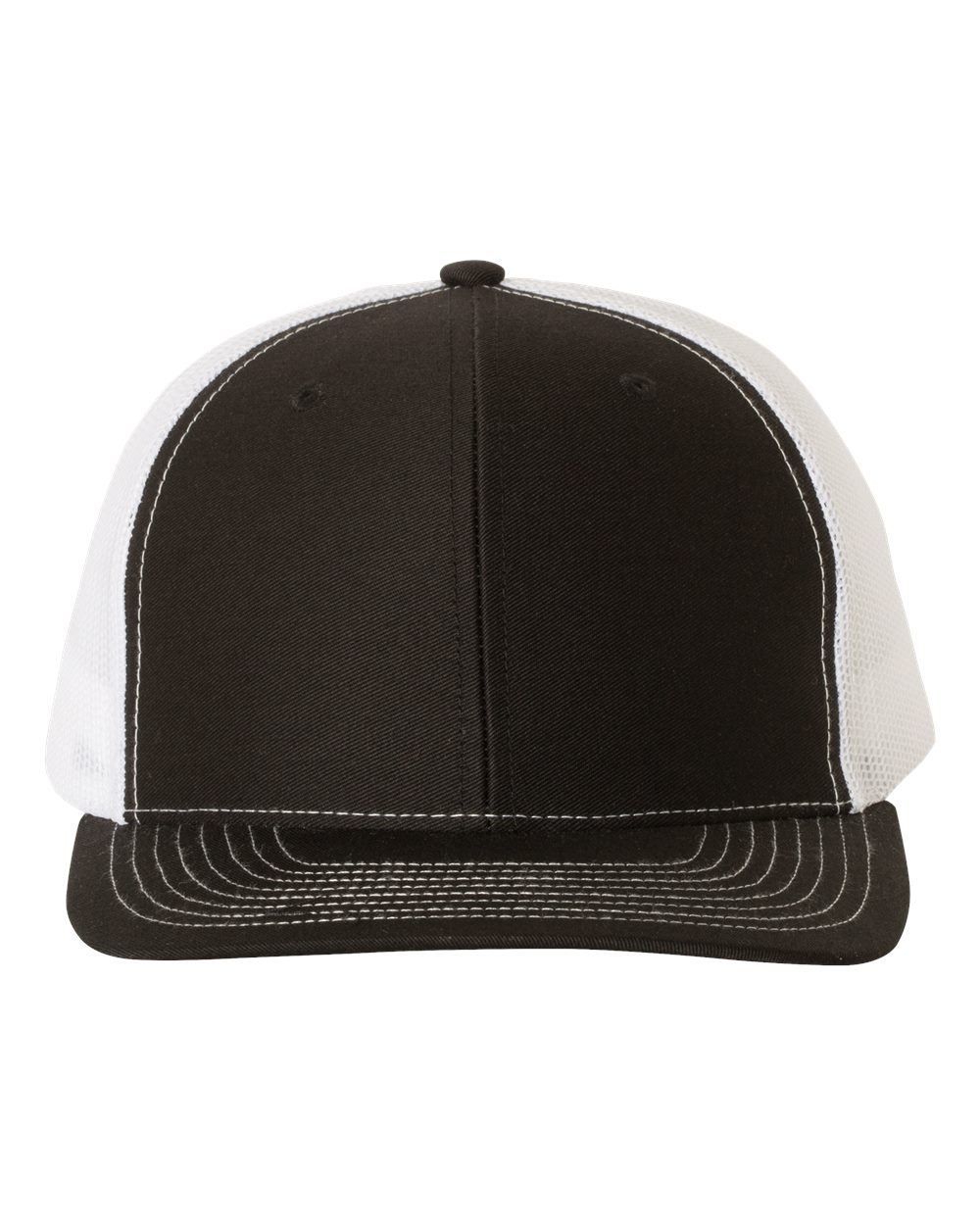 Snapback Trucker Cap - Front - B18095020 - Black/ White