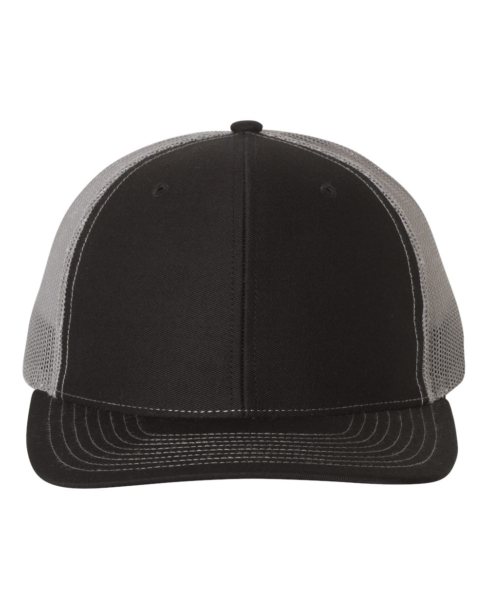 Snapback Trucker Cap - Front - B18095090 - Black/ Charcoal