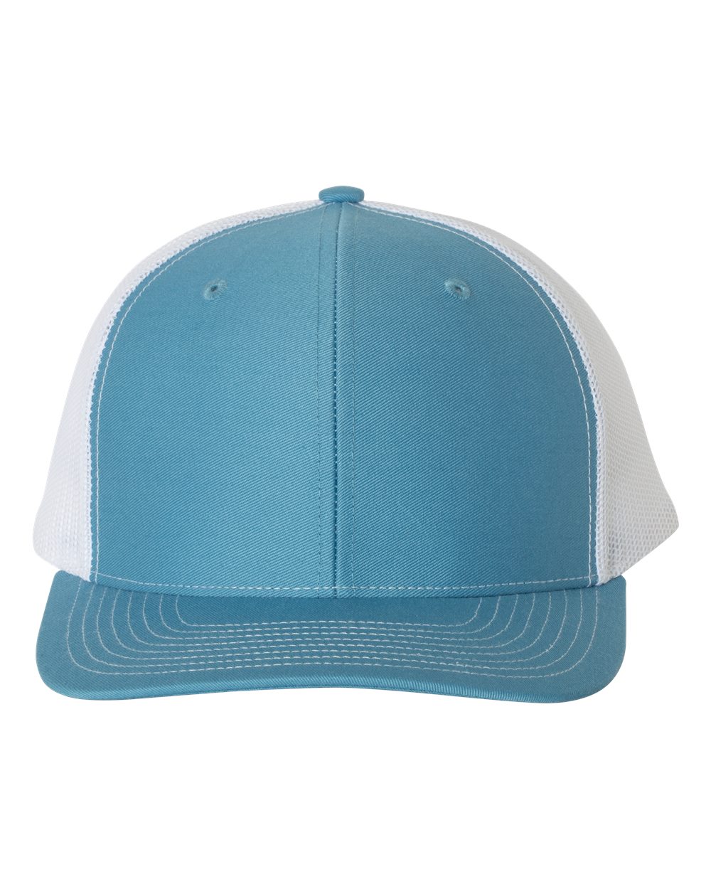 Snapback Trucker Cap - Front - B18095250 - Columbia Blue/ White