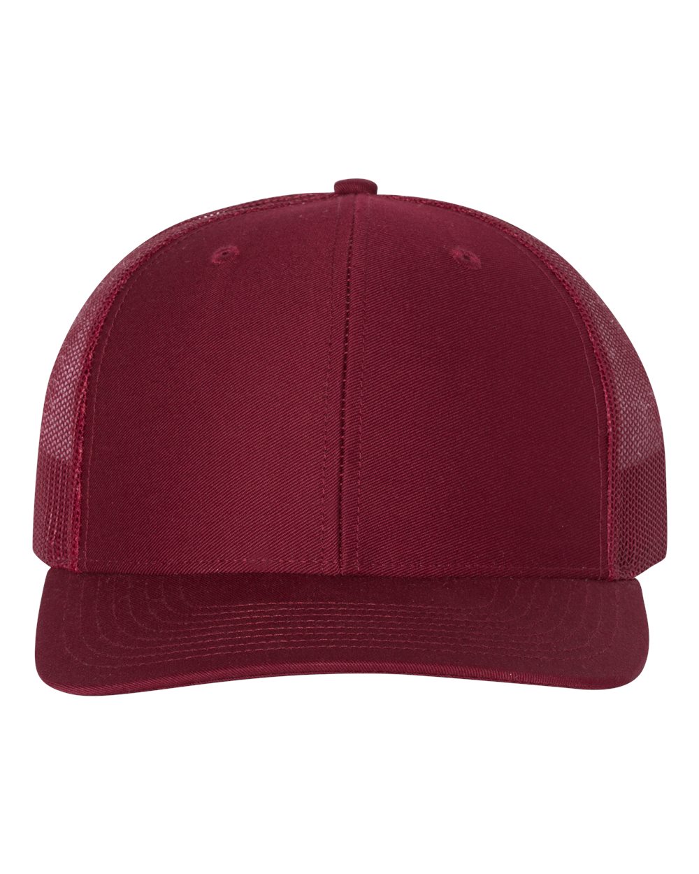 Snapback Trucker Cap - Front - B18095460 - Cardinal