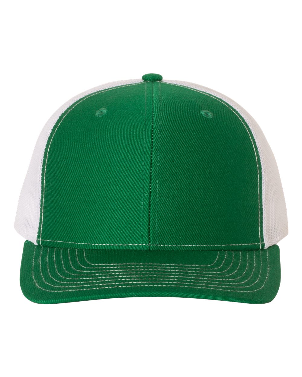 Snapback Trucker Cap - Front - B18095600 - Kelly/ White