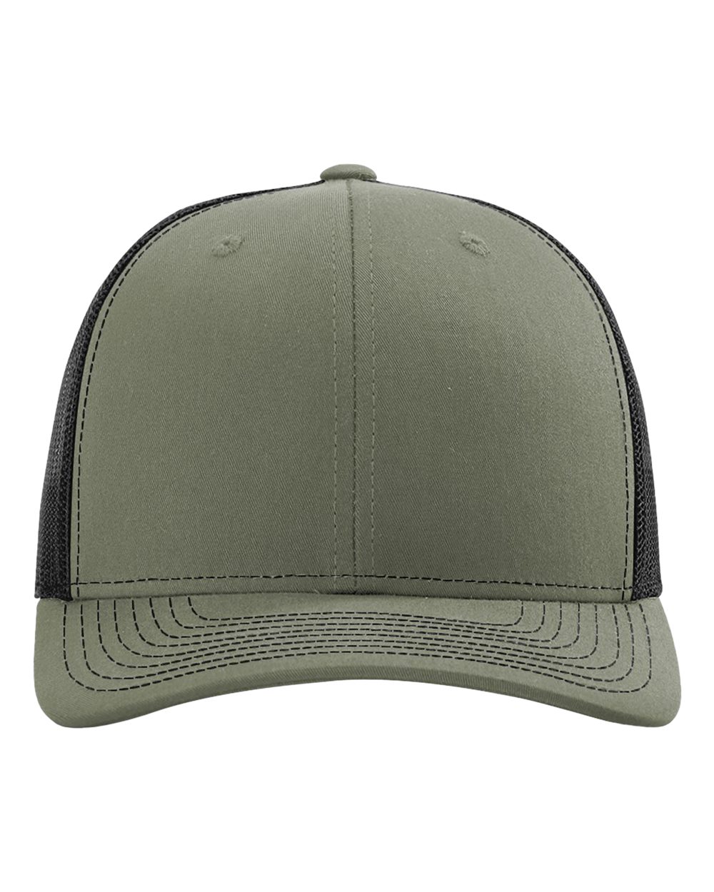 Snapback Trucker Cap - Front - B18095690 - Loden/ Black
