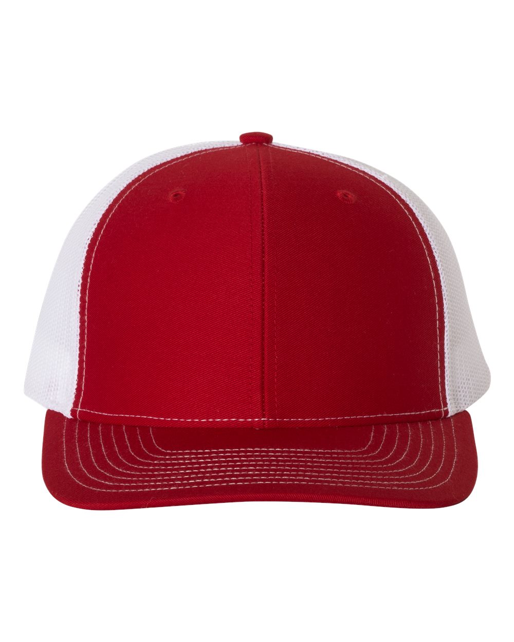 Snapback Trucker Cap - Front - B18095700 - Red/ White