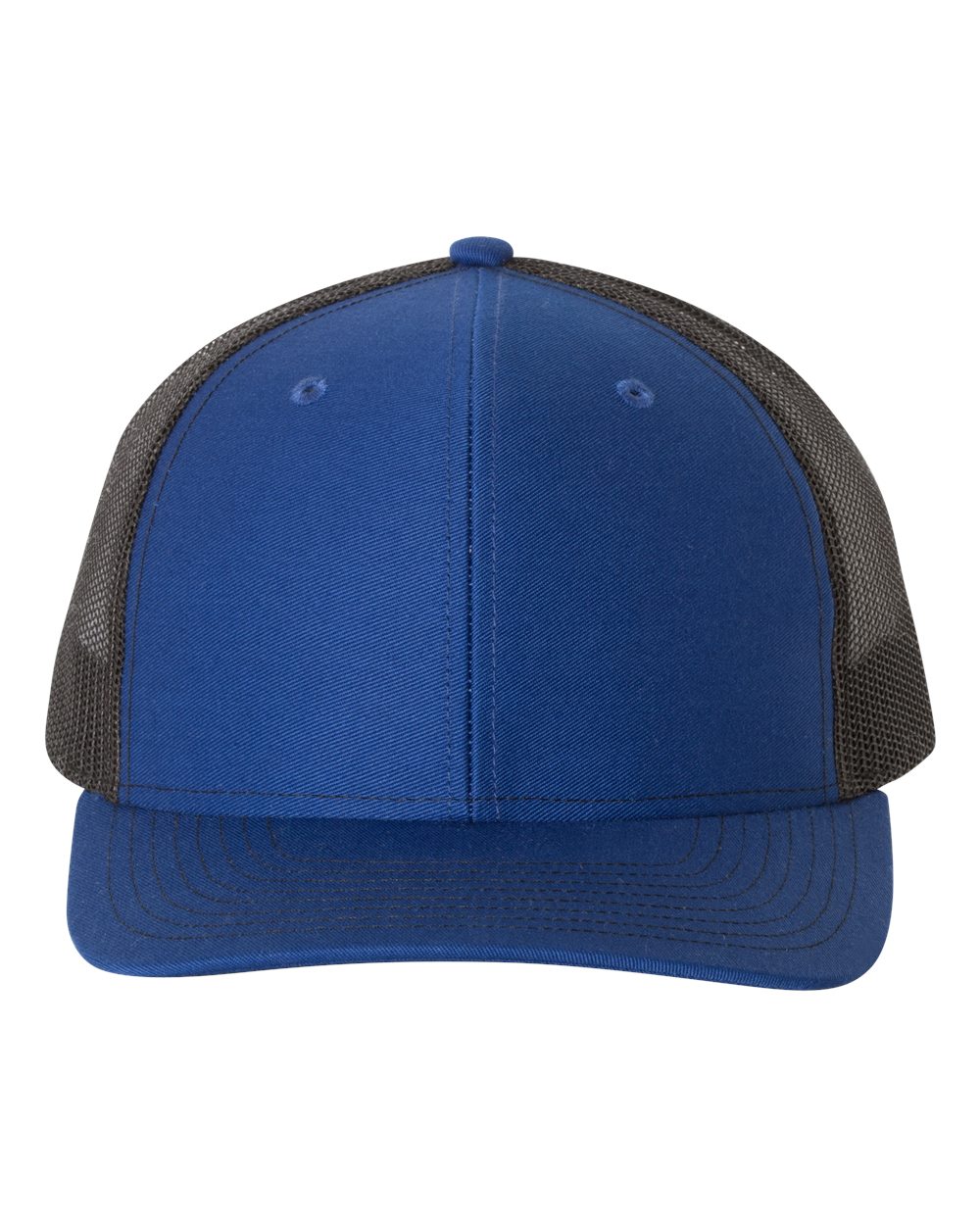 Snapback Trucker Cap - Front - B18095740 - Royal/ Black
