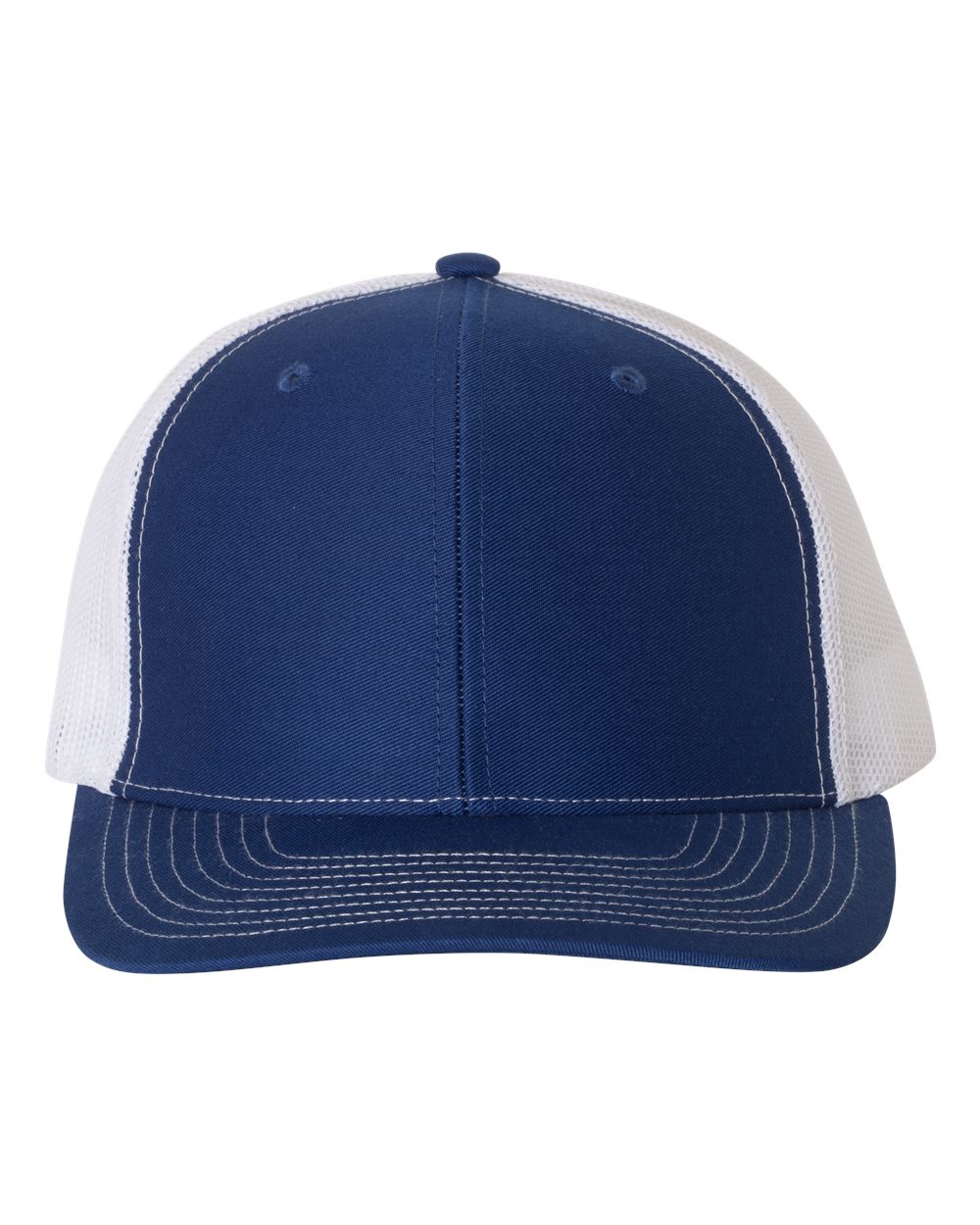 Snapback Trucker Cap - Front - B18095750 - Royal/ White