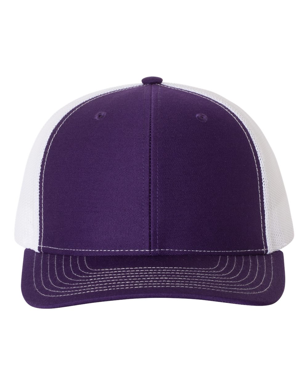 Snapback Trucker Cap - Front - B18095810 - Purple/ White