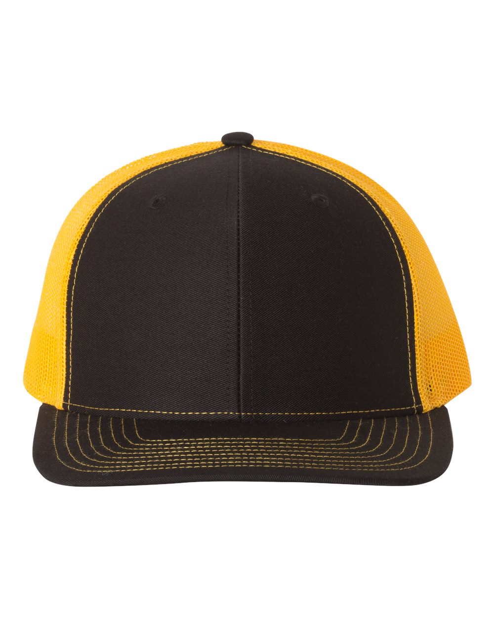 Snapback Trucker Cap - Front - B18095840 - Black/ Gold