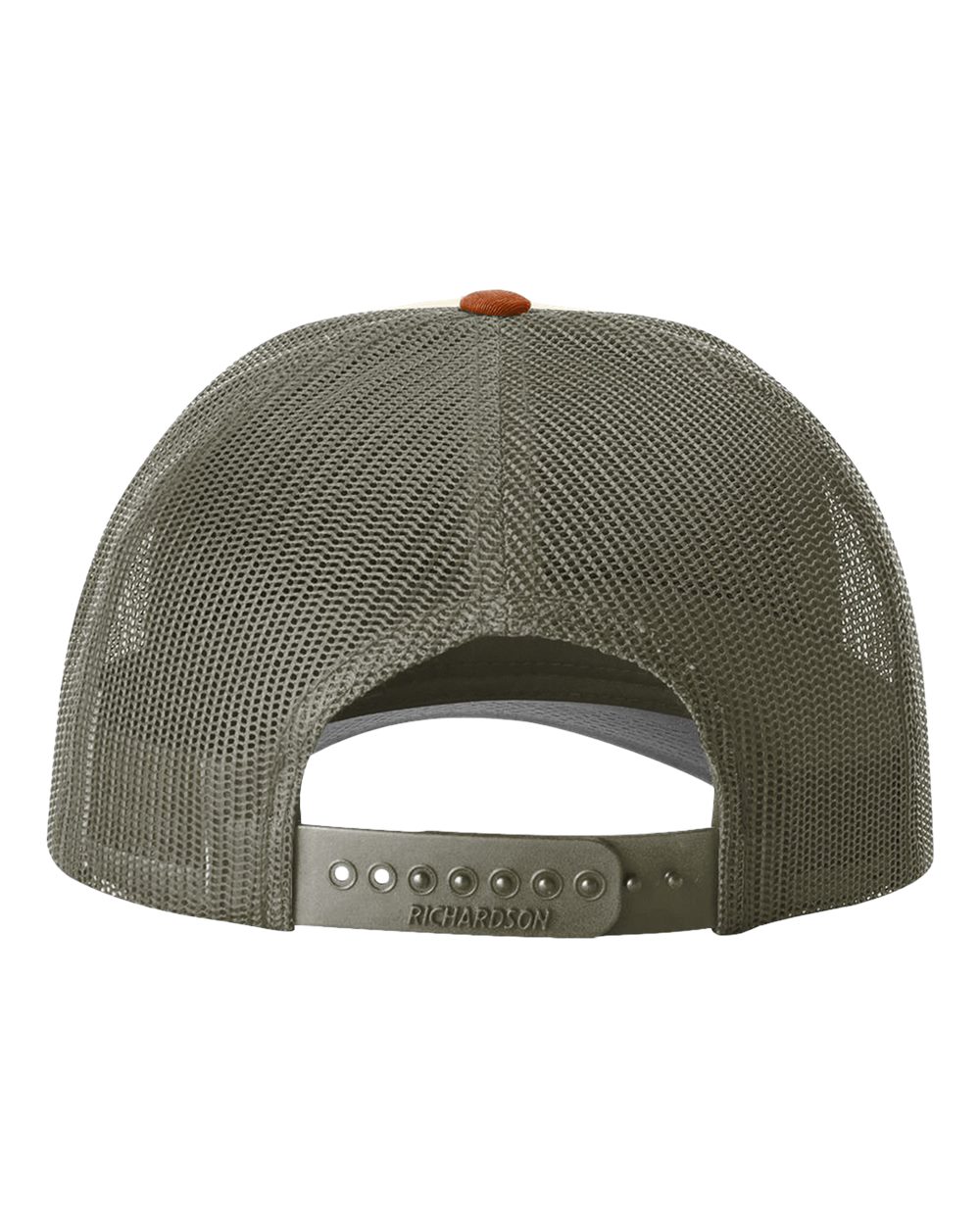 Low Pro Trucker Cap - Back - B79195040 - Cream/ Loden Green/ Dark Orange